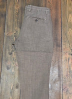 PANTALONI YAN SIMMON MODELLO WORLD T656W 100%LINO COLOR FANGO