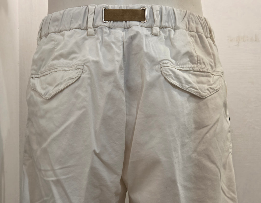 WHITE SAND COLORE BIANCO COTONE ED ELASTANE CON DOPPIA PENCE VESTIBILITA’ COMODA 26SU52 190 MADE IN ITALY