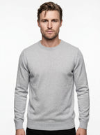 BRAMANTE MAGLIA GIROCOLLO REGULAR FIT COLOR CELESTE CHIARO