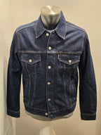 SCHOTT DENIM JACKET TRUCKS NYC COLOR BLUE