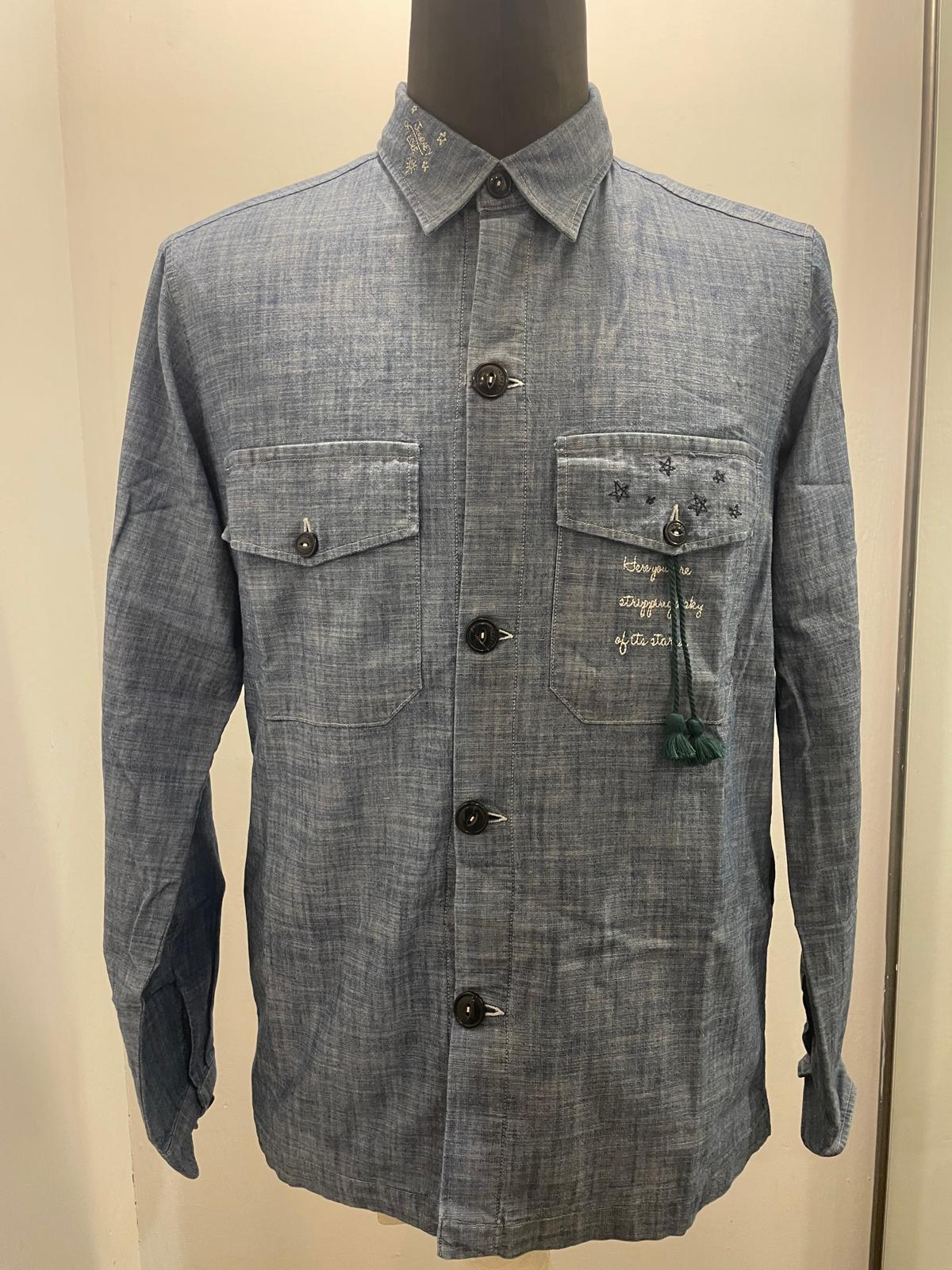 CAMICIA IN THE BOX CHAMBRAY EMBROIDERY STAR