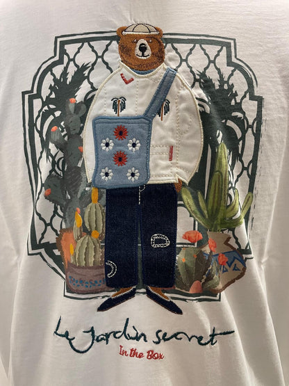 T SHIRT MR. BOX JARDIN SECRET PANNA SS250003