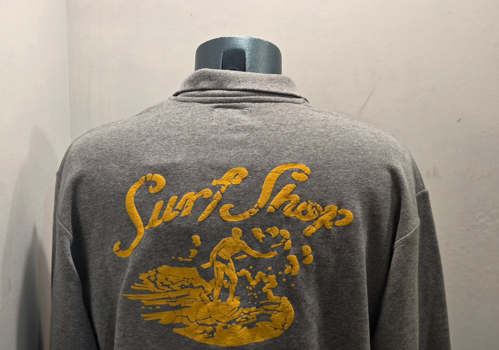 FRONT STREET 8 FELPA MEZZA ZIP SURF SHOP COLOR GRIGIO