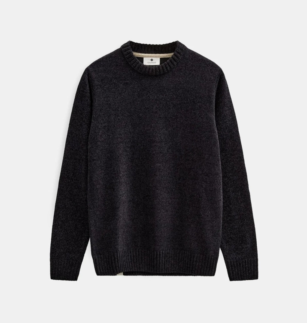 AKSUNE CHENILLE KNIT ANERKJENDT COLOR CAVIAR