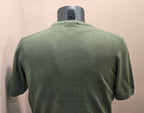 BRAMANTE MAGLIA FILO COTONE MANICA CORTA COLOR VERDE