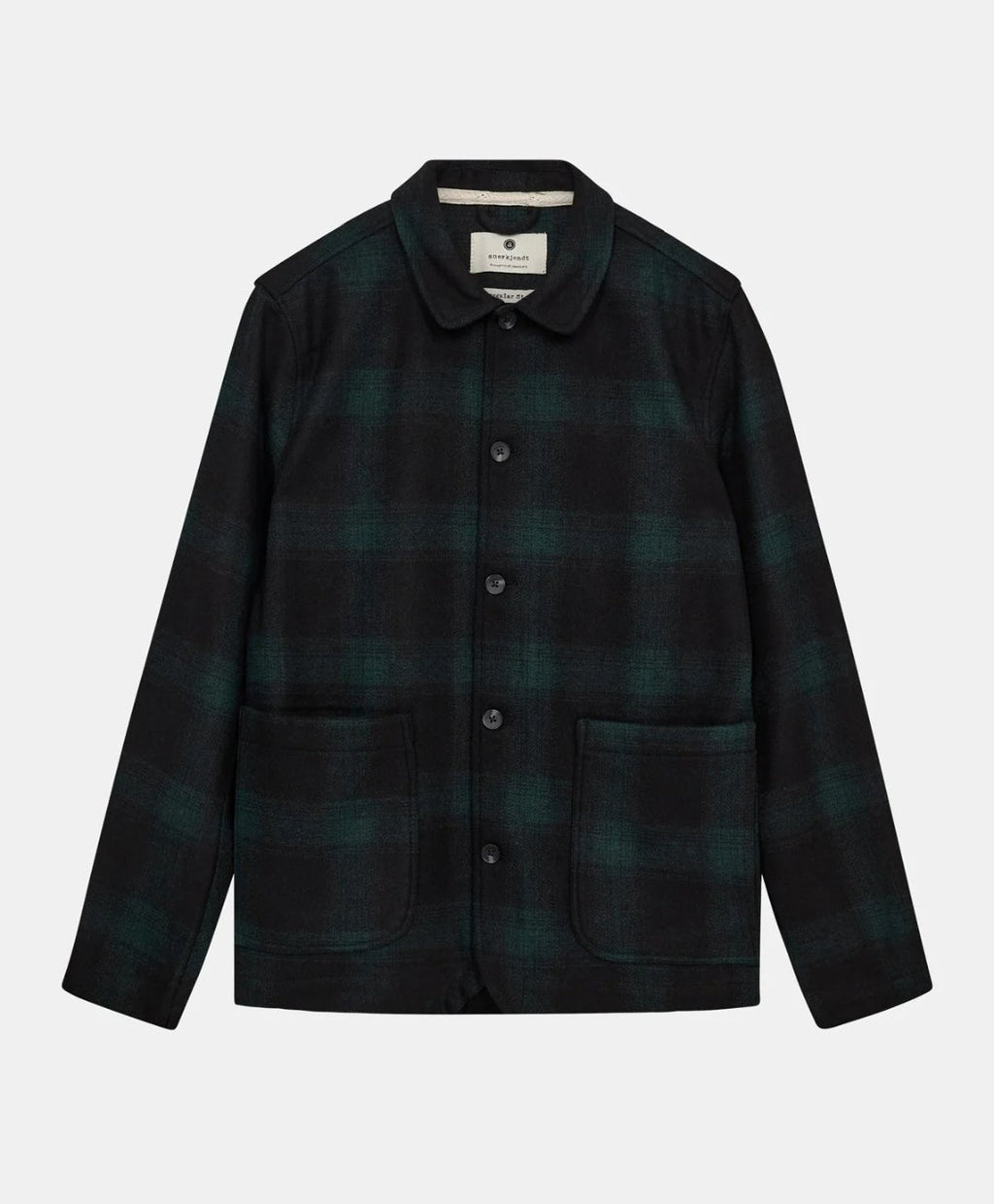 OVERSHIRT ANERKJENDT BLACK TARTAN