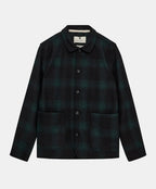 OVERSHIRT ANERKJENDT BLACK TARTAN