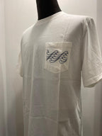T SHIRT IN THE BOX POCKET WAVE COLOR PANNA SS250009