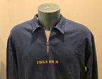 FRONT STREET 8 FELPA MEZZA ZIP SURF SHOP COLOR BLU