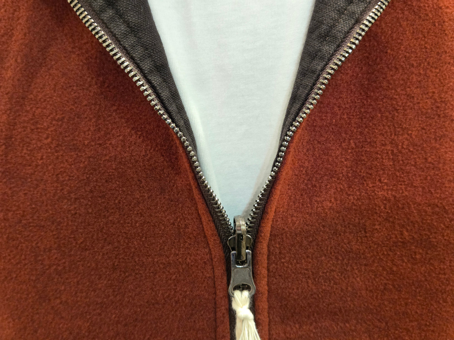 GILET SEADOG DOUBLE FACE JEFF PANNO RING NERO/COCCIO