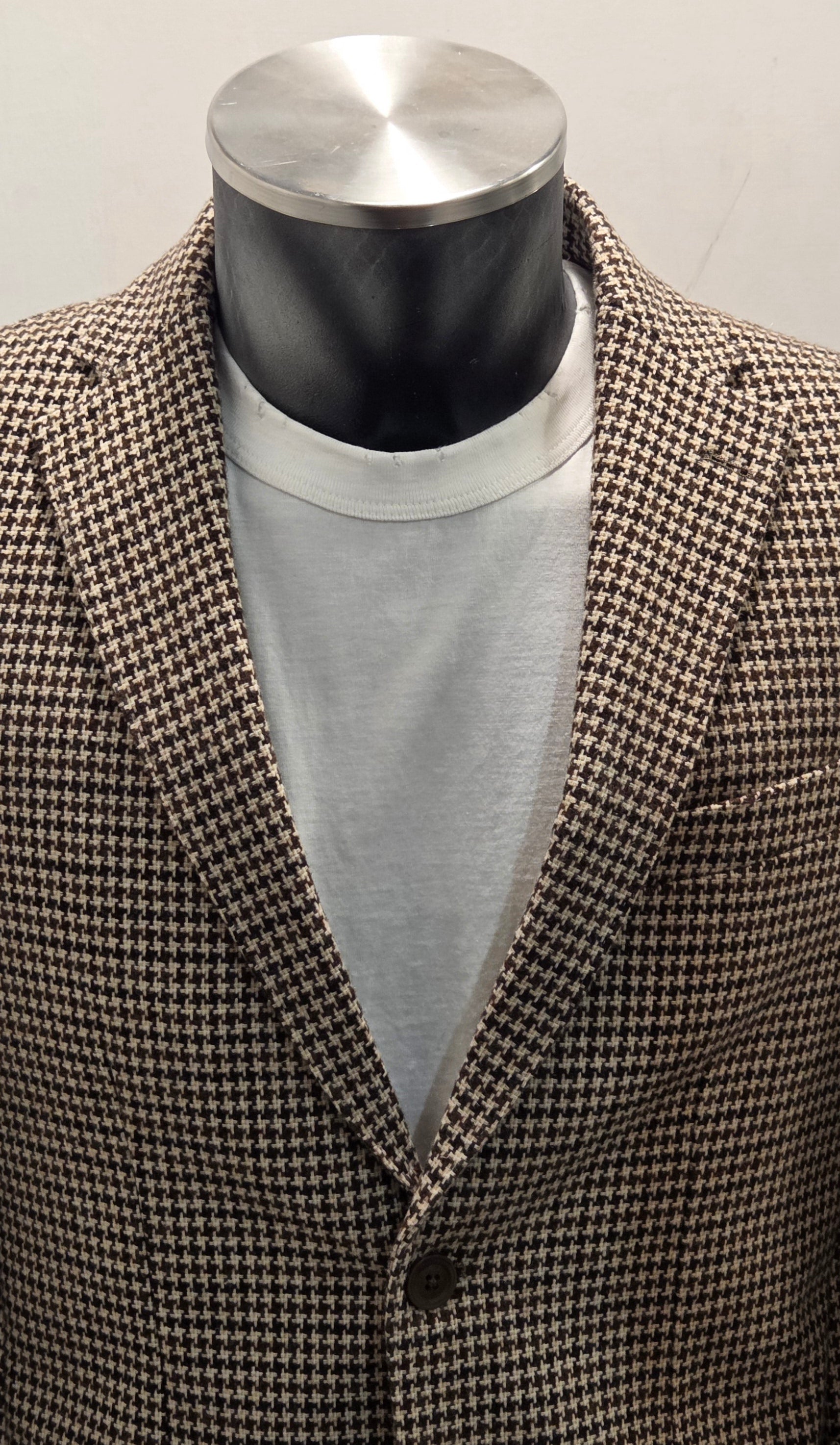 GIACCA MONOPETTO AG TREND PIED DE POULE