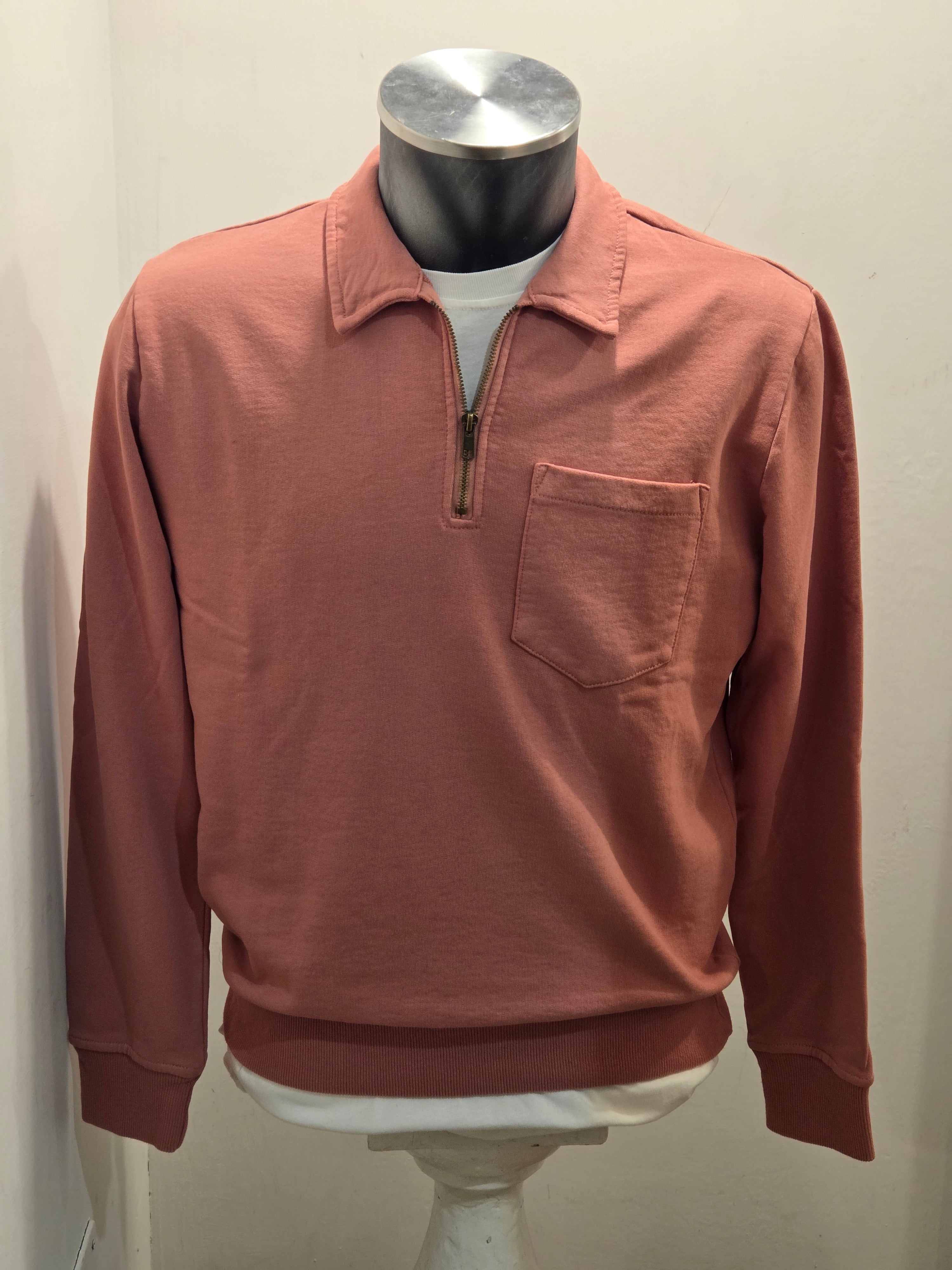 FELPA SEADOG EAST COLLO POLO ZIP COLOR PEPPER