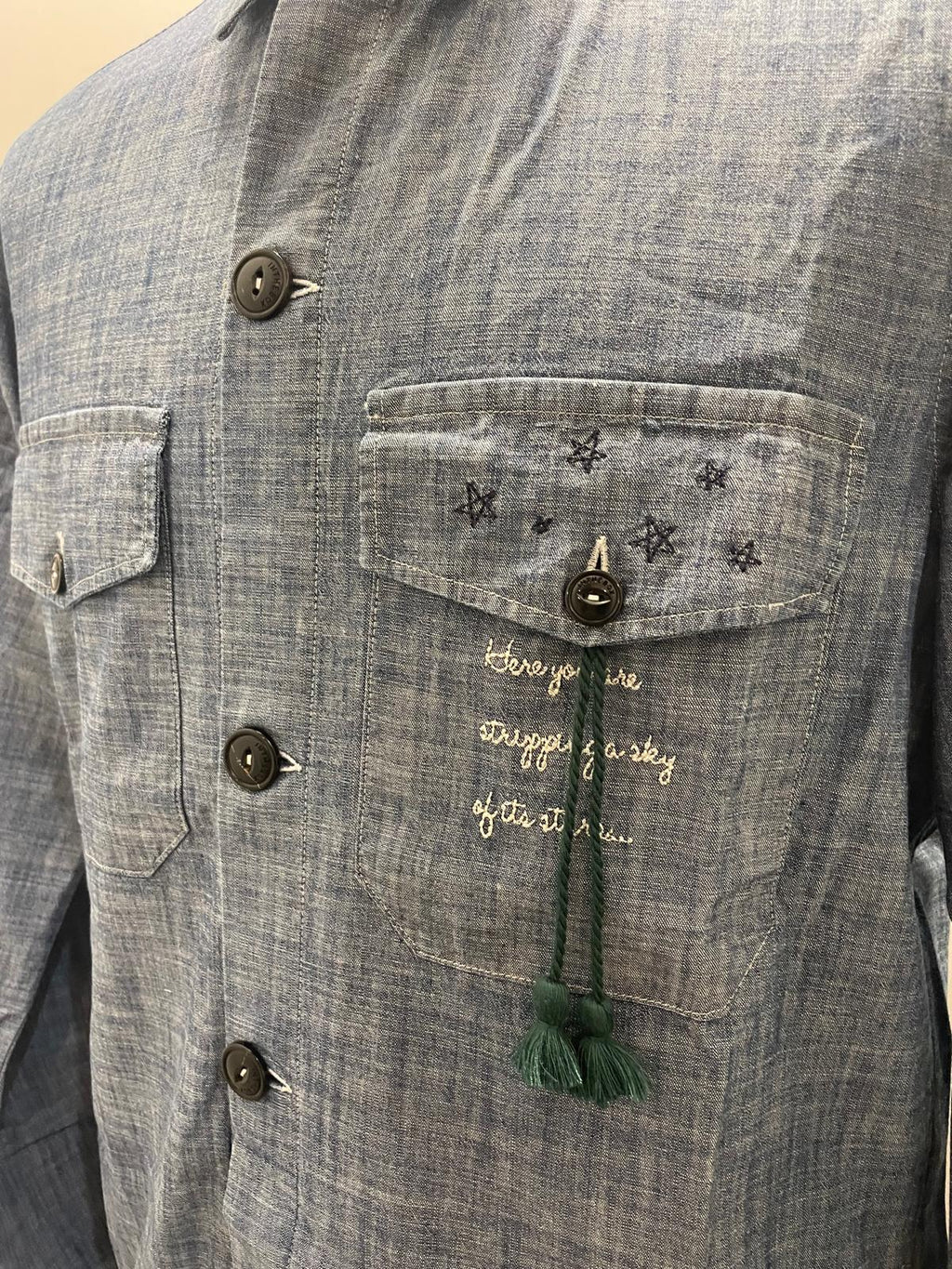CAMICIA IN THE BOX CHAMBRAY EMBROIDERY STAR