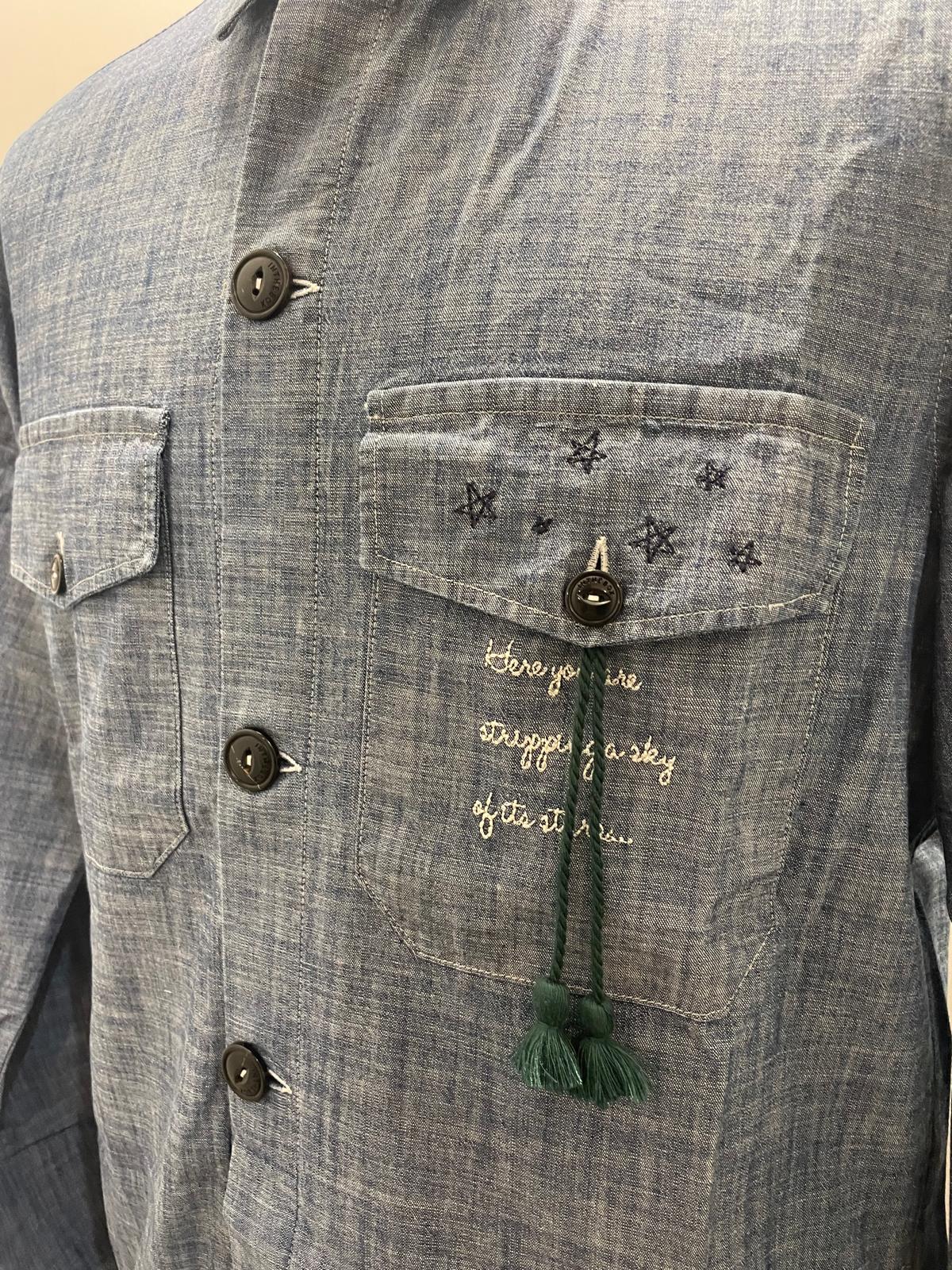 CAMICIA IN THE BOX CHAMBRAY EMBROIDERY STAR