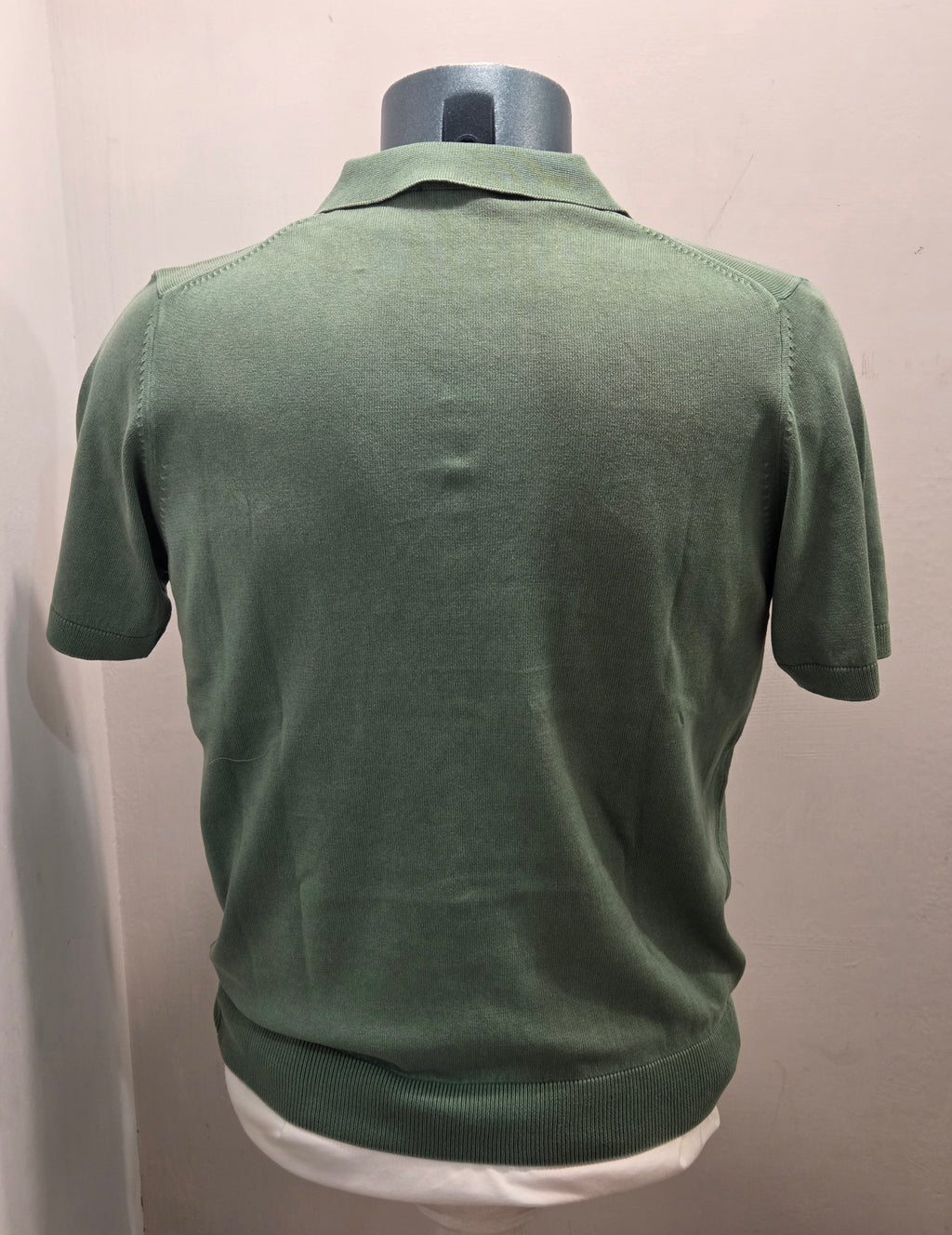BRAMANTE POLO FILO COTONE MANICA CORTA COLOR VERDE