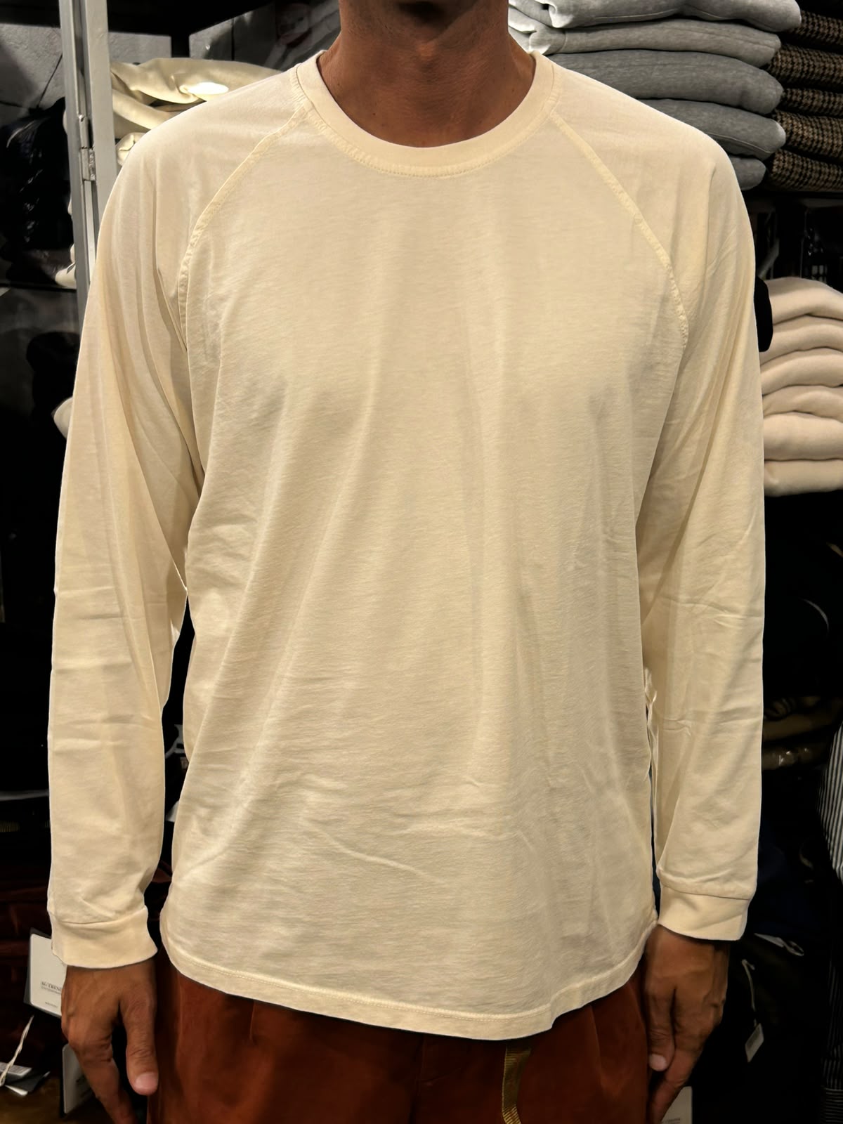 MAGLIA MANICA LUNGA SEADOG MODELLO CANADA COLOR BURRO