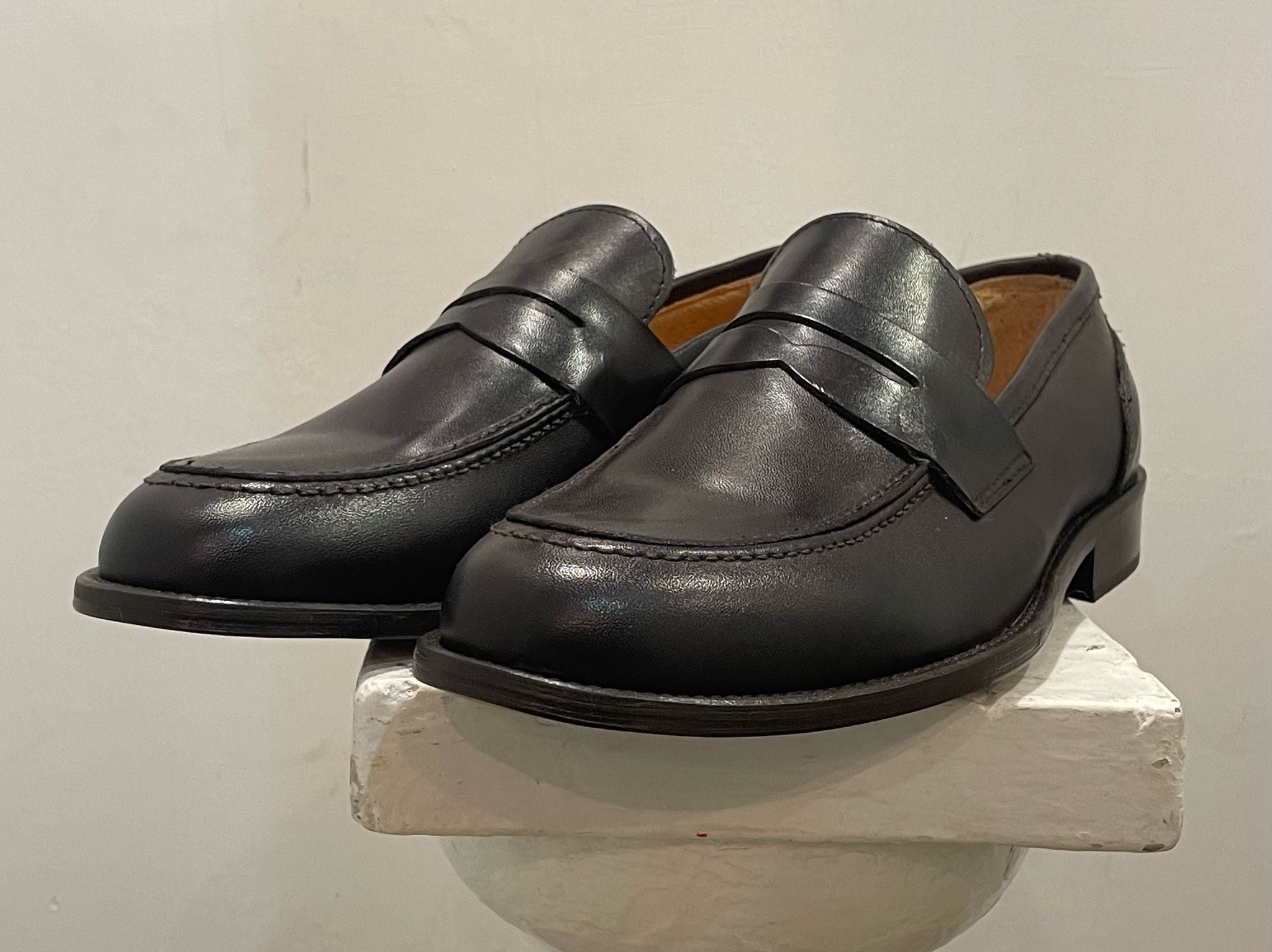 AG TREND Mocassino Collegiale Penny Vitello Testa Di Moro SH 68