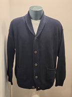 IN THE BOX CARDIGAN 100% COTONE COLORE BLUE 100% MADE IN ITALY