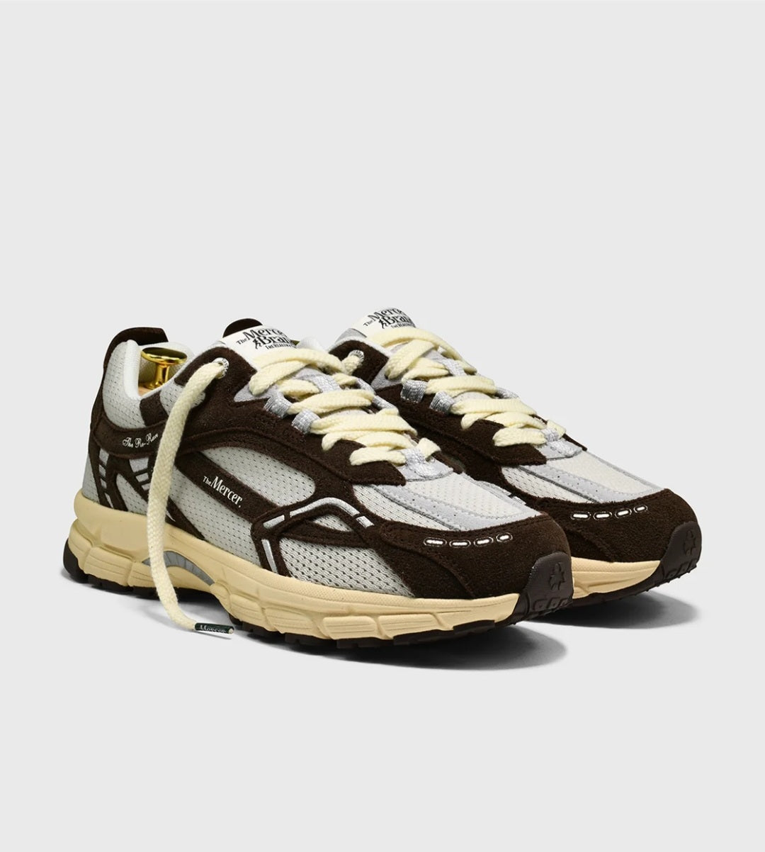 THE MERCER BRAND SNEAKERS THE RE-RUN VINTAGE COLOR BROWN