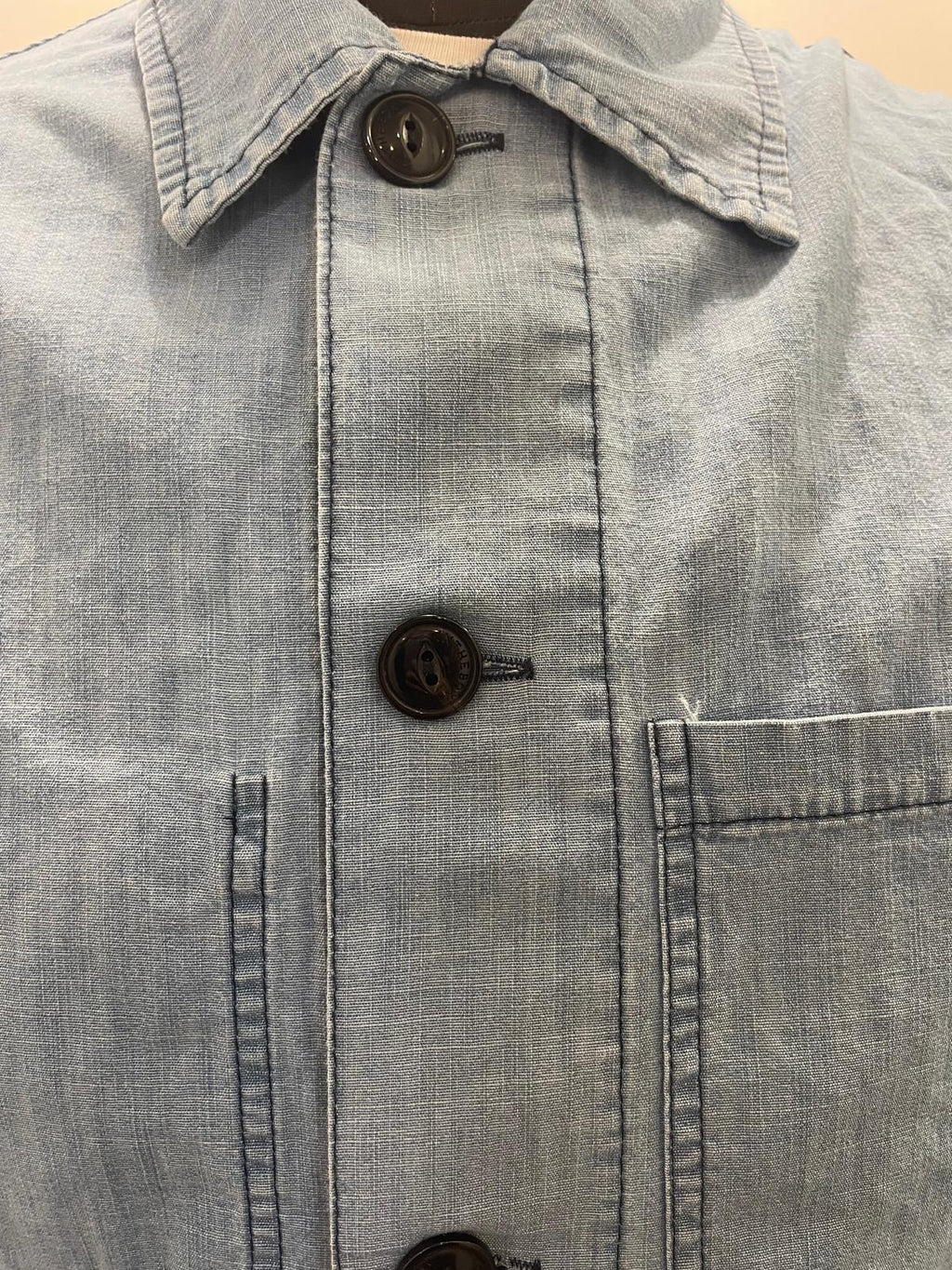 GIACCA IN THE BOX WORK DENIM COLOR BLU DENIM SS250034