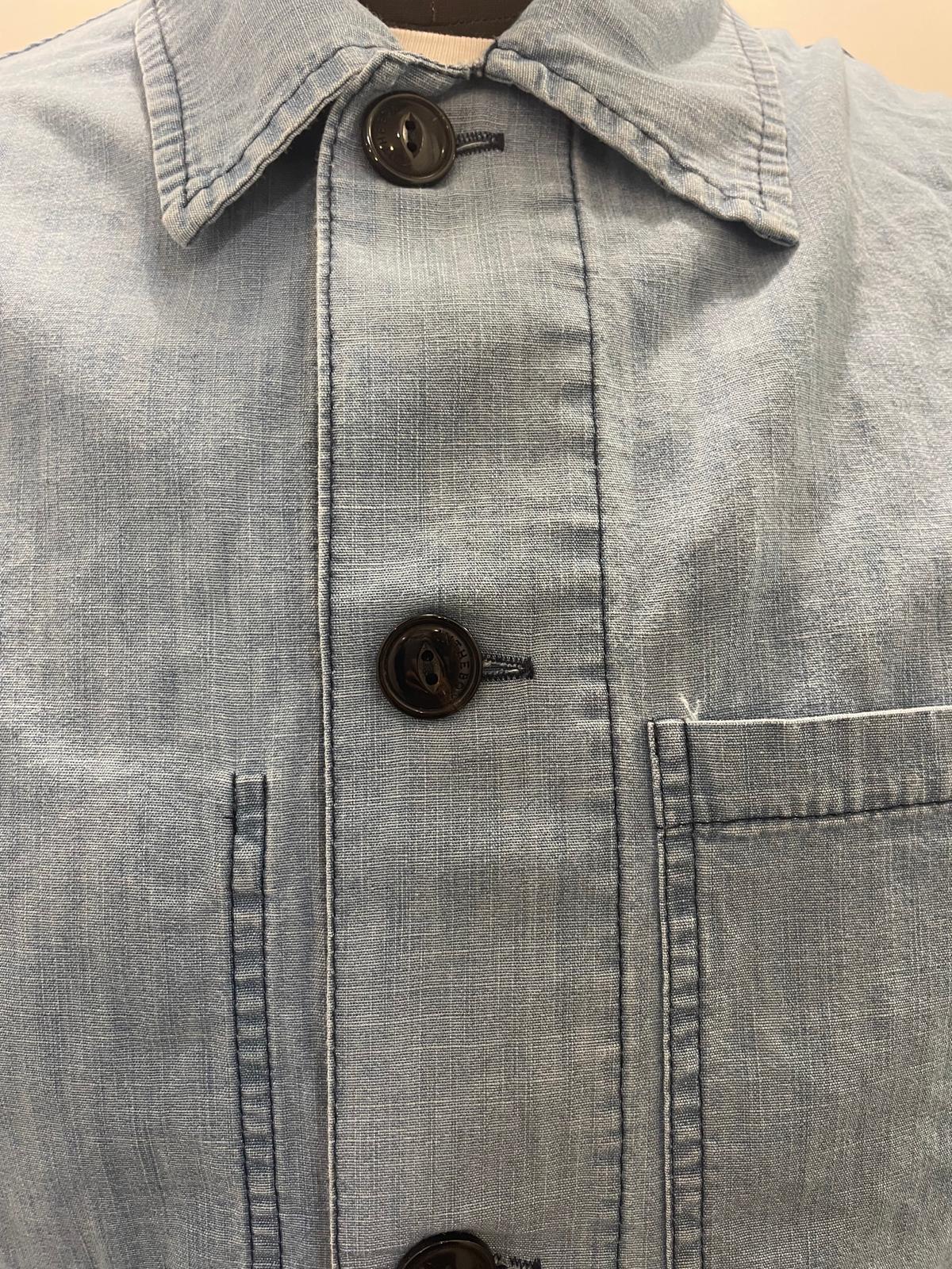 GIACCA IN THE BOX WORK DENIM COLOR BLU DENIM SS250034