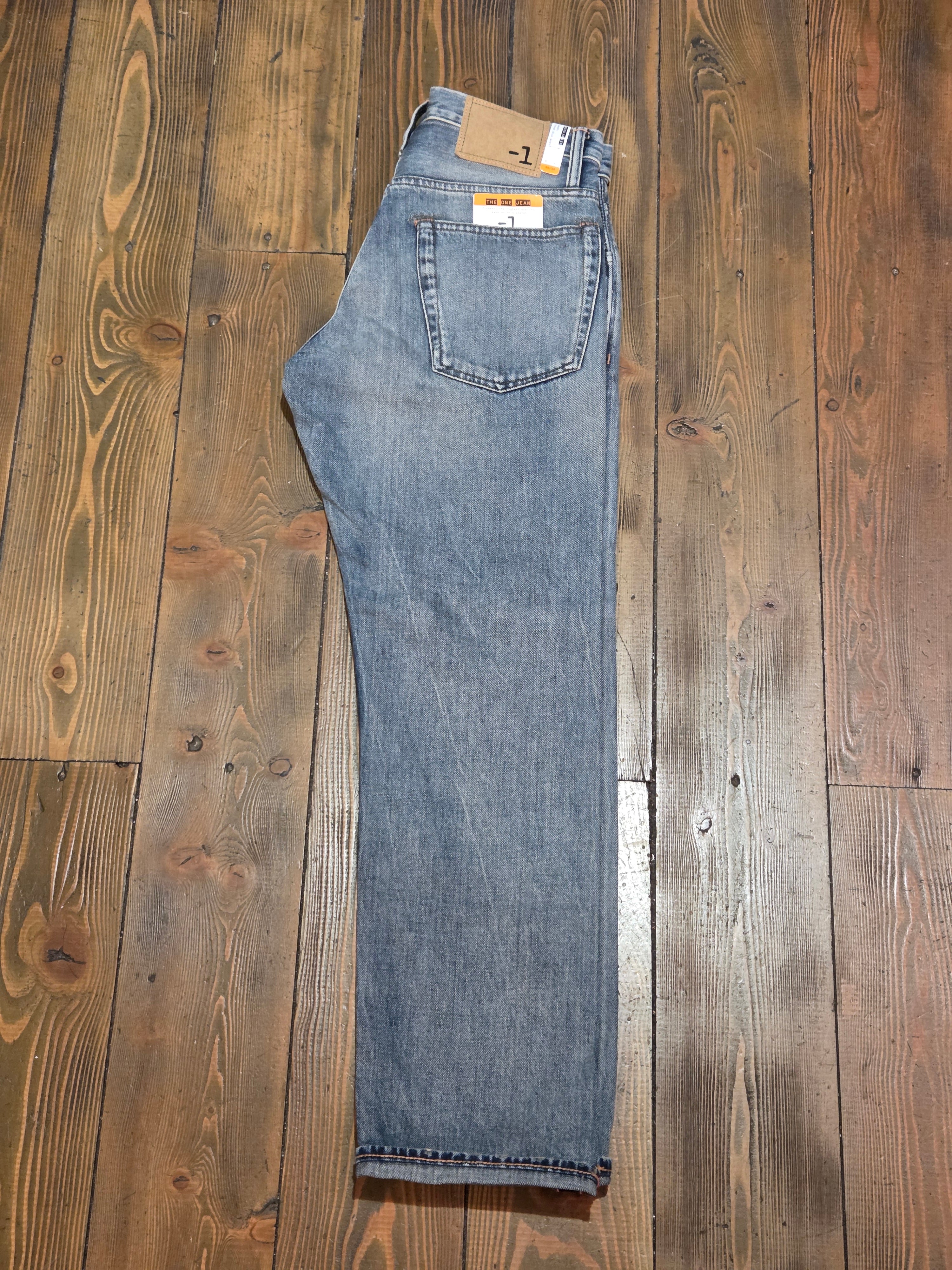 JEANS MINUS ONE THE ONE JEAN SELVEDGE FRESH BLUE WORN