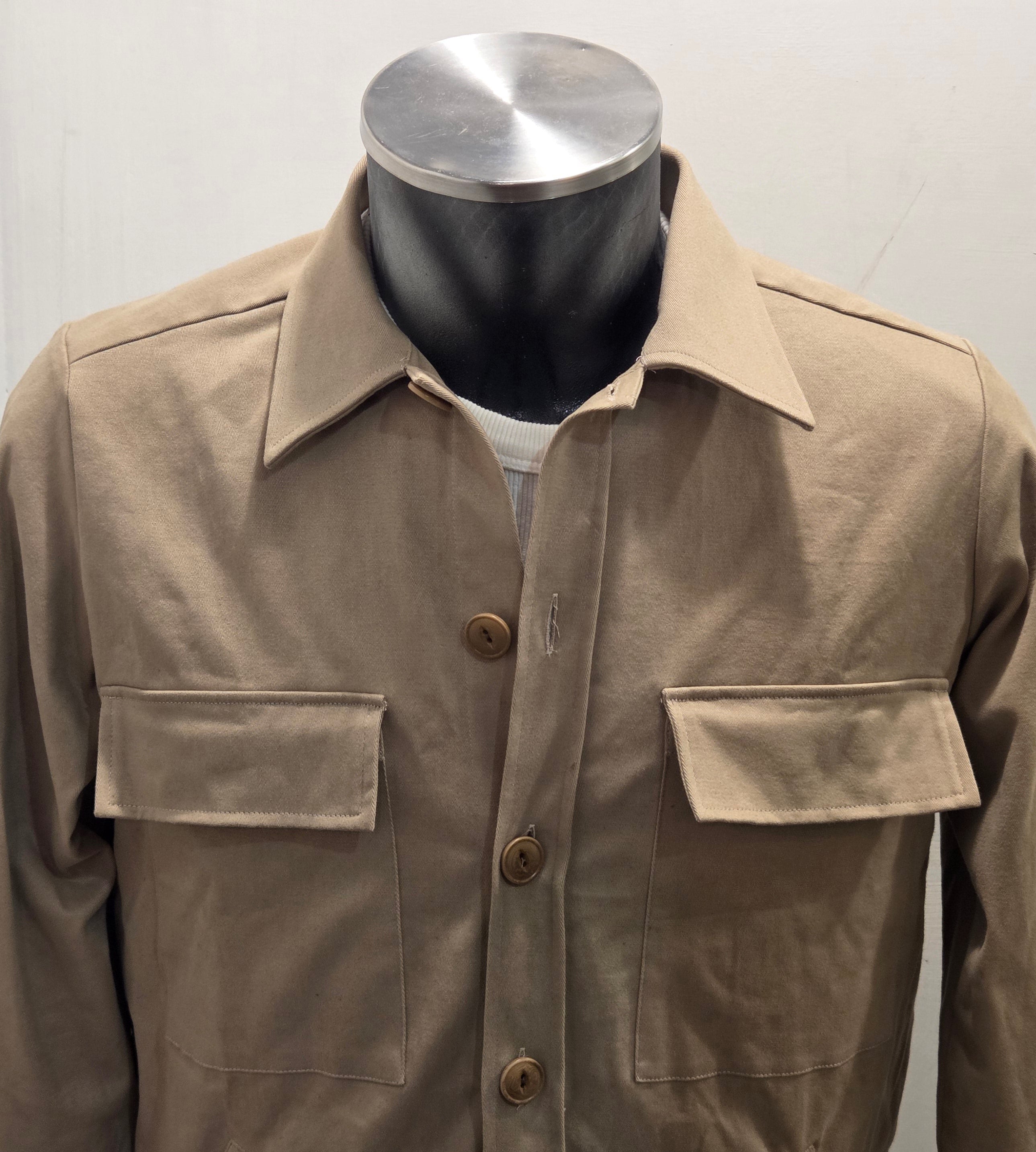 GIACCA CAMICIA GMF SG373 COLOR BEIGE