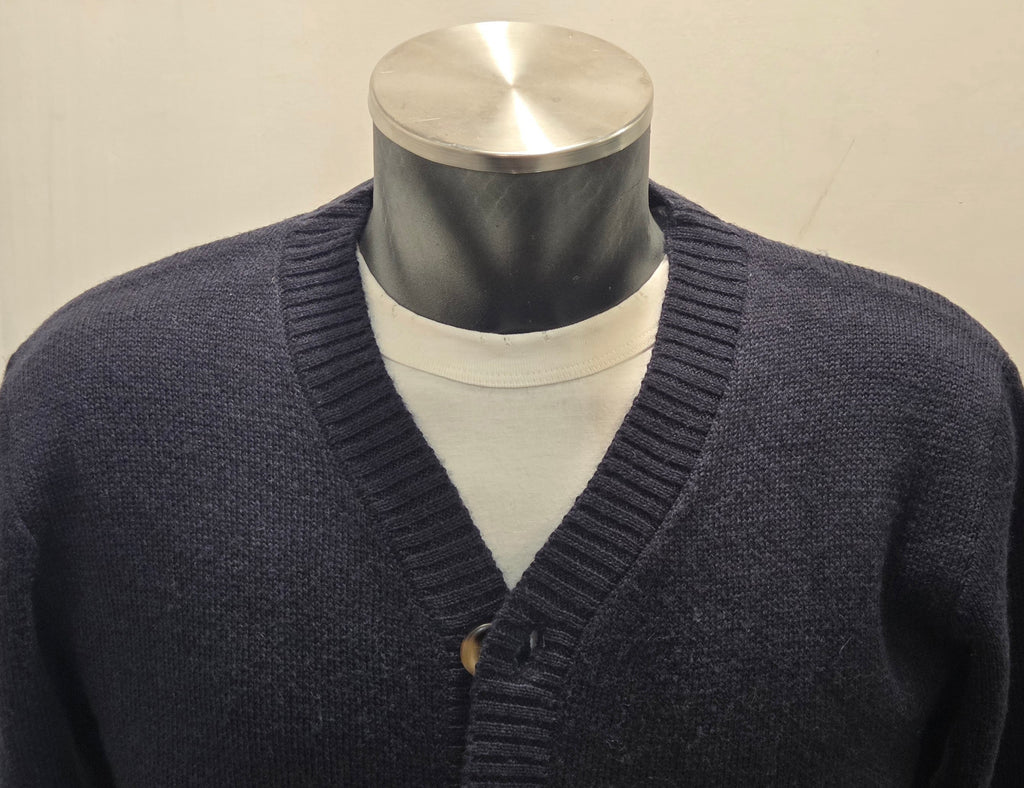 CARDIGAN VERSITY WOOL MALIBU NAVY ESP