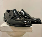 Ag Trend Mocassino Collegiale Penny Abrasivato Colore Nero SC 32