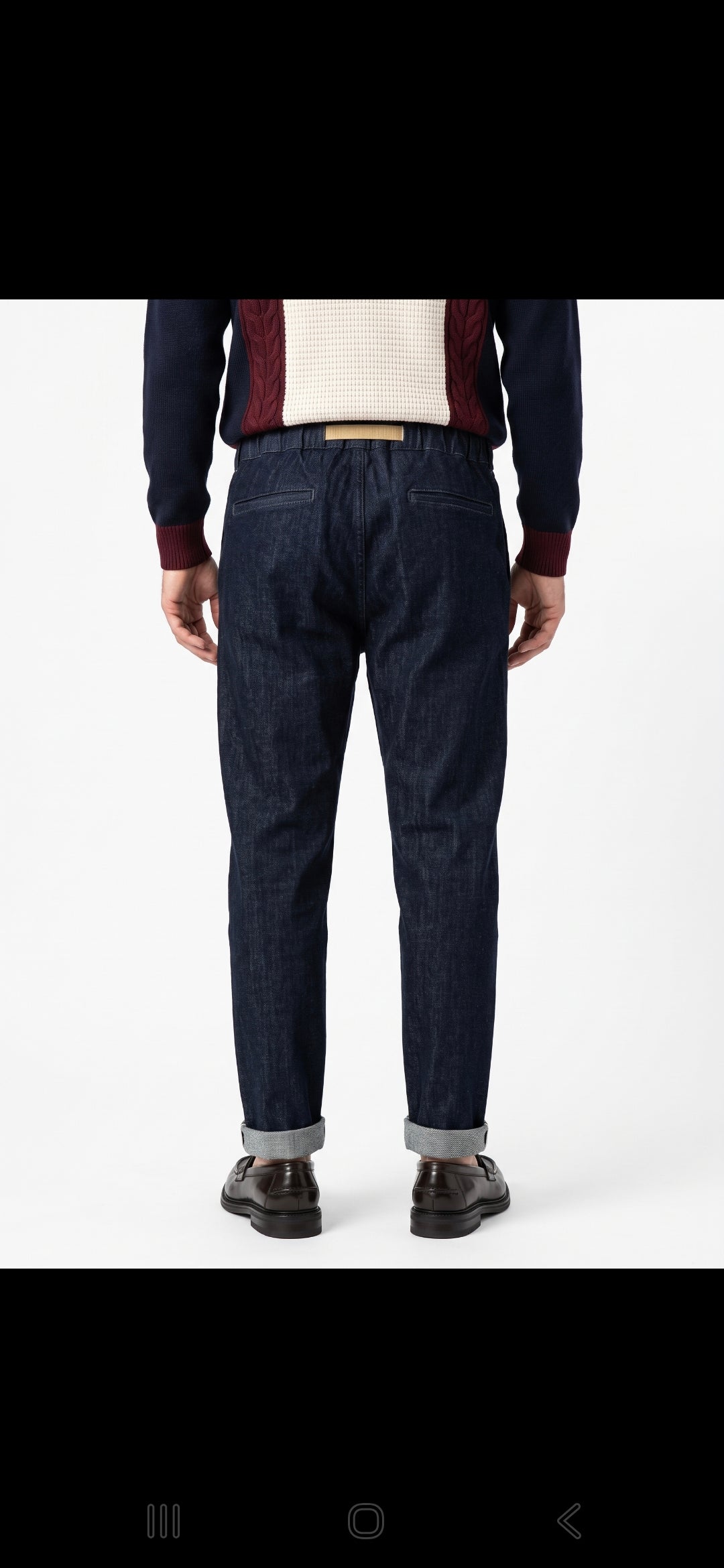PANTALONI WHITE SAND SU66 341 VESTIBILITÀ REGOLARE COLOR DENIM SCURO