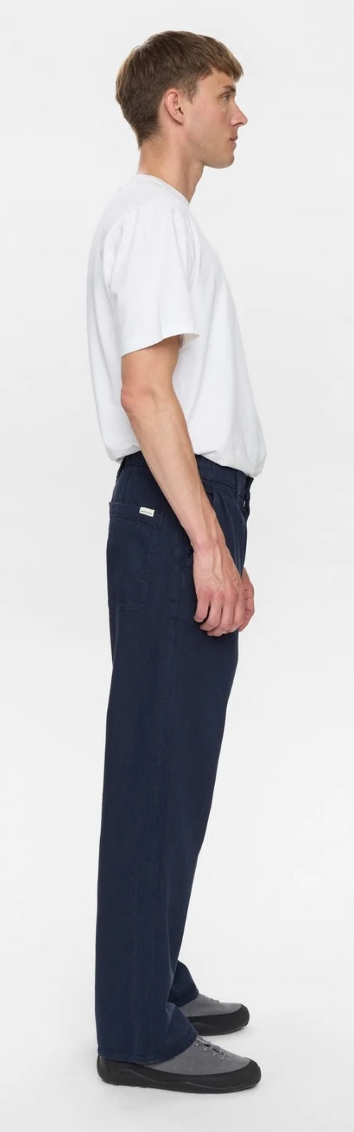 AKJONAS ELA TWILL PANTS ANERKJENDT COLOR SKY CAPTAIN