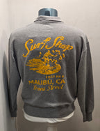 FRONT STREET 8 FELPA MEZZA ZIP SURF SHOP COLOR GRIGIO