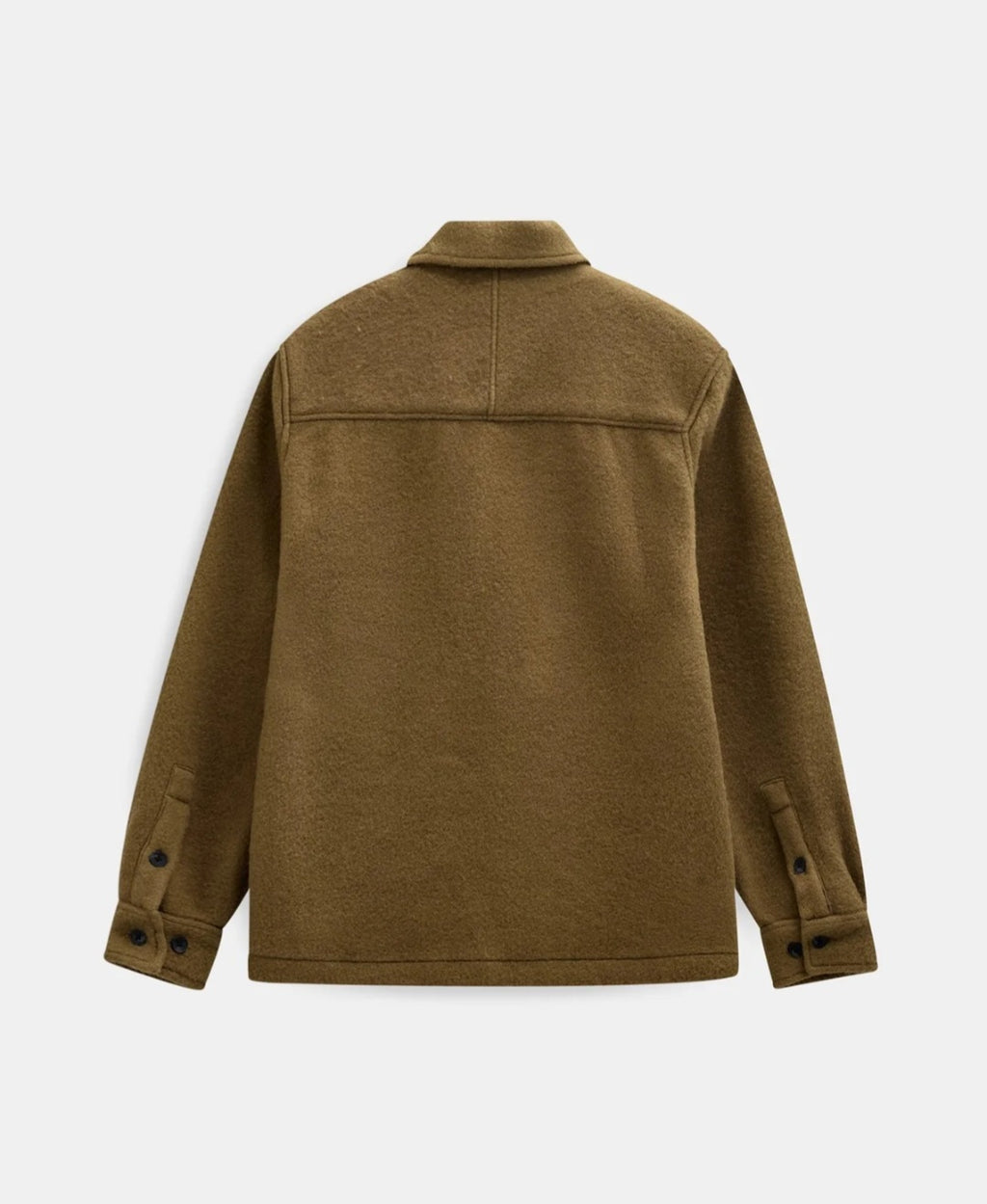 AKOSCAR BOILED WOOL OVERSHIRT ANERKJENDT COLOR ERMINE.