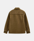AKOSCAR BOILED WOOL OVERSHIRT ANERKJENDT COLOR ERMINE.
