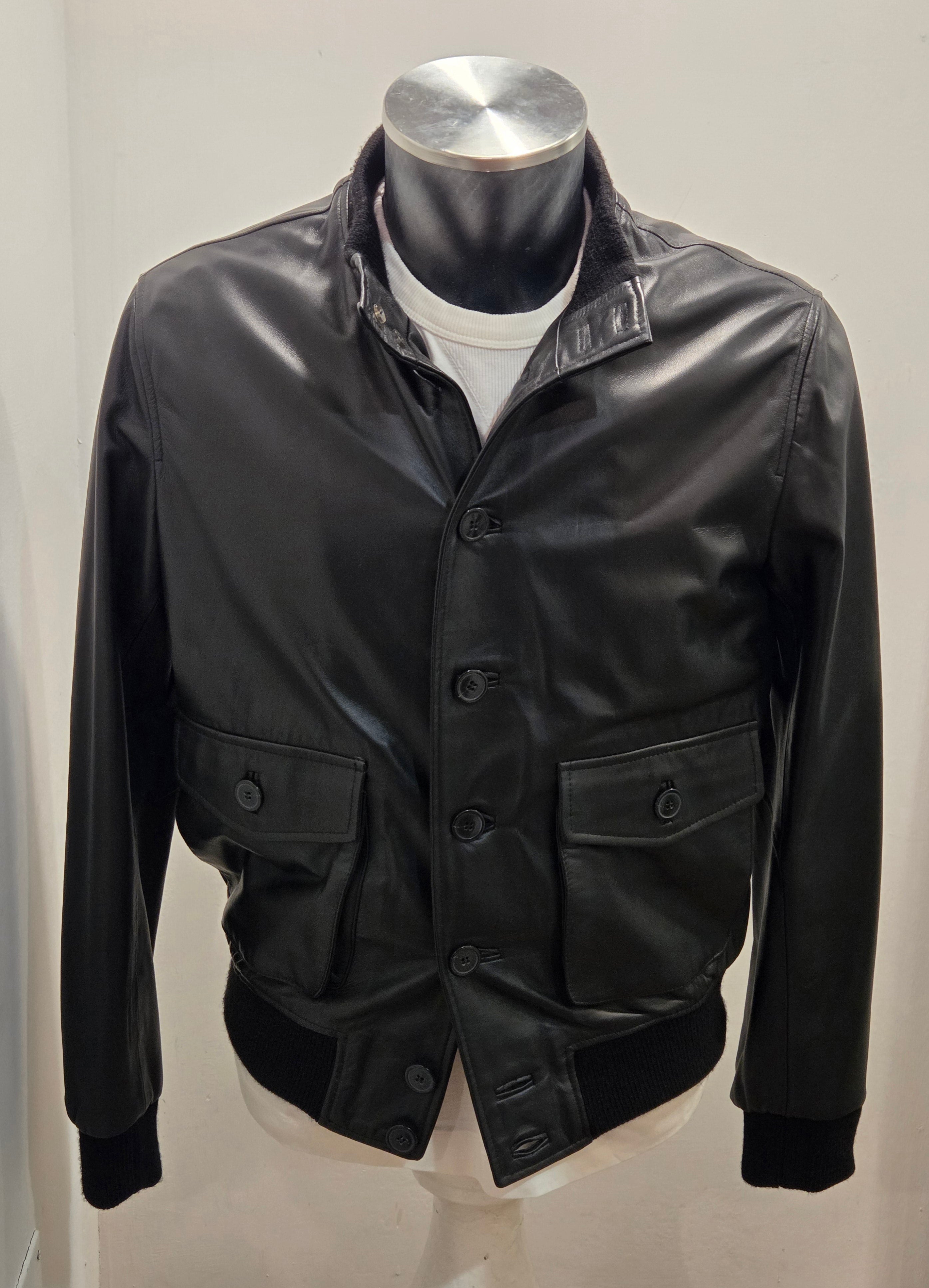 GIUBBINO IN NAPPA BLUSOTTO ART. P335 - MATS COLOR NERO