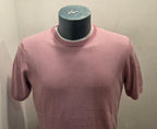 BRAMANTE MAGLIA FILO COTONE MANICA CORTA COLOR ROSA