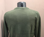 BRAMANTE MAGLIA FILO COTONE MANICA LUNGA COLOR VERDE