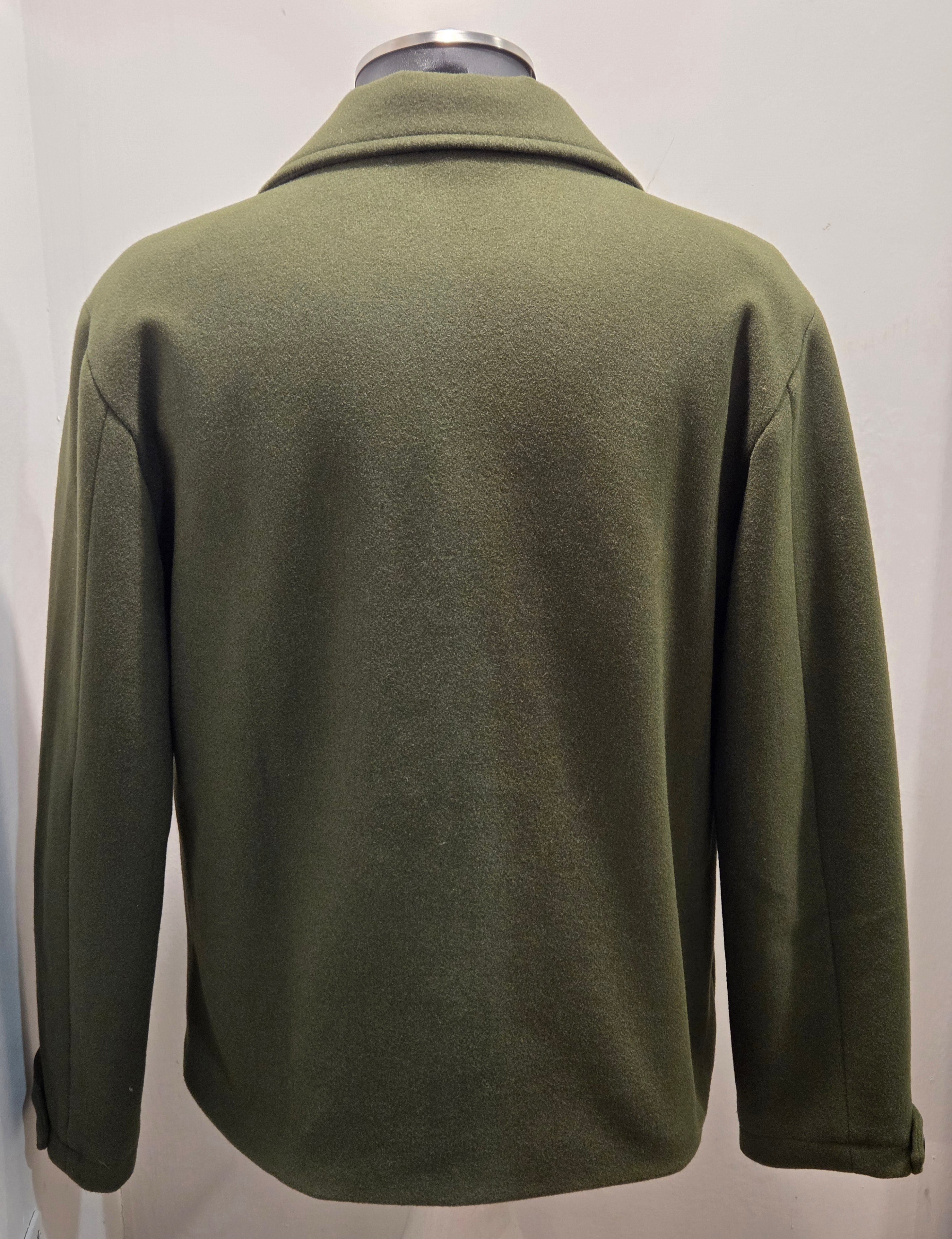 GIACCHETTO BASIC PANNO QUATTRO TASCHE VERDE MILITARE FRONT STREET 8