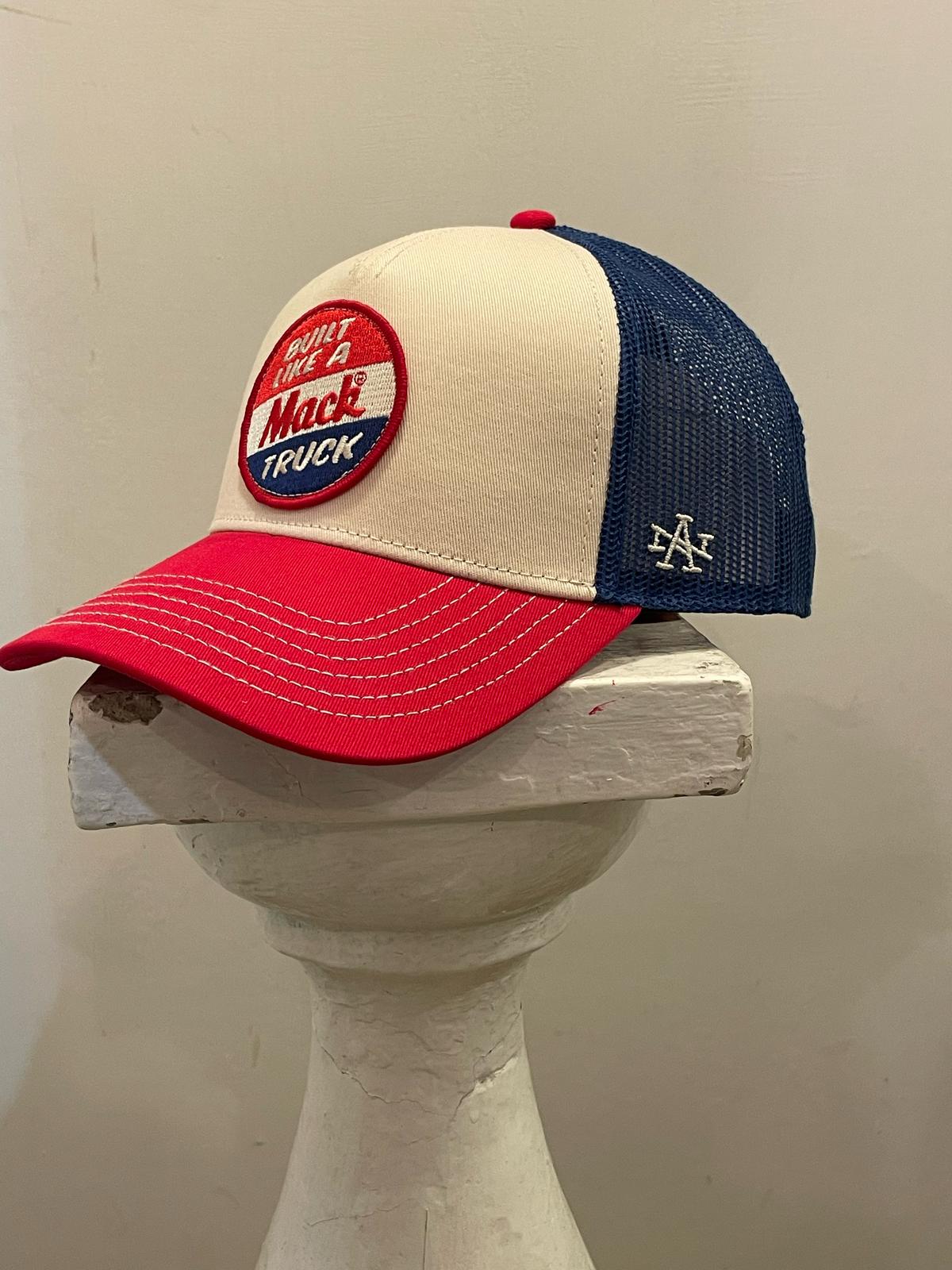 AMERICAN NEEDLE MACK TRUCK VALIN AN ROYAL/IVORY/RED TRUCKER