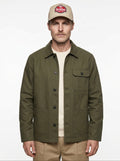 AKBASTIAN CANVAS JACKET ANERKJENDT FOREST NIGHT