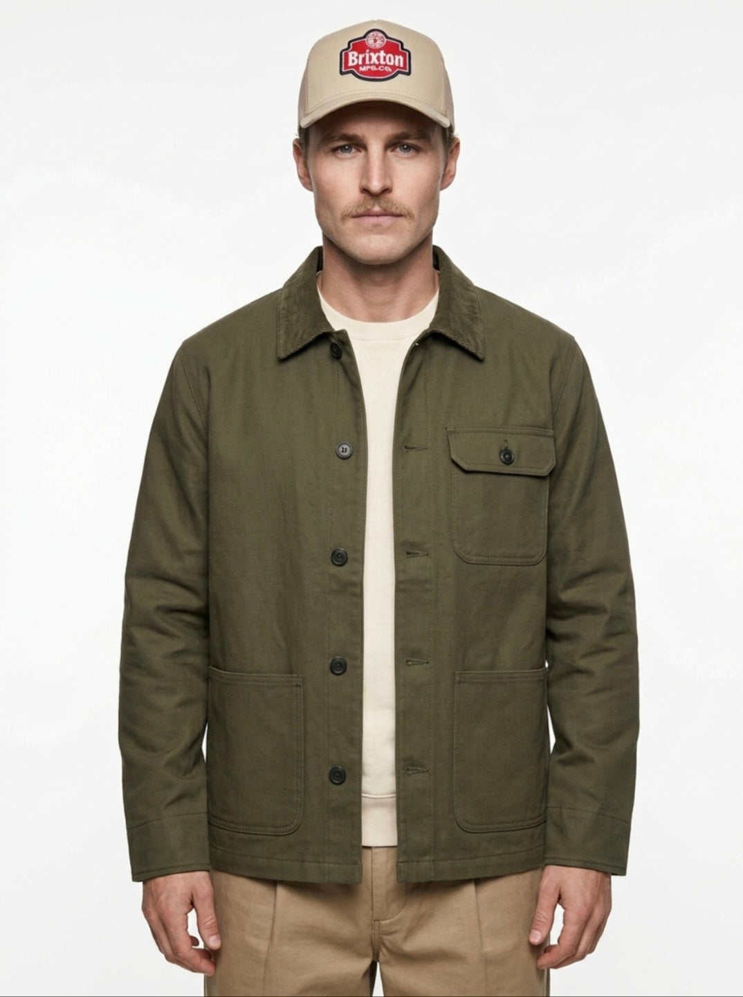 AKBASTIAN CANVAS JACKET ANERKJENDT FOREST NIGHT