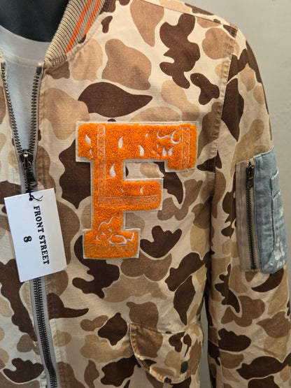 FRONT STREET 8 MAN PATCH BOMBER CAMOUFLAGE