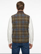 GILET FULL ZIP TARTAN IN THE BOX COLOR GRIGIO SCURO/MULTICOLOR