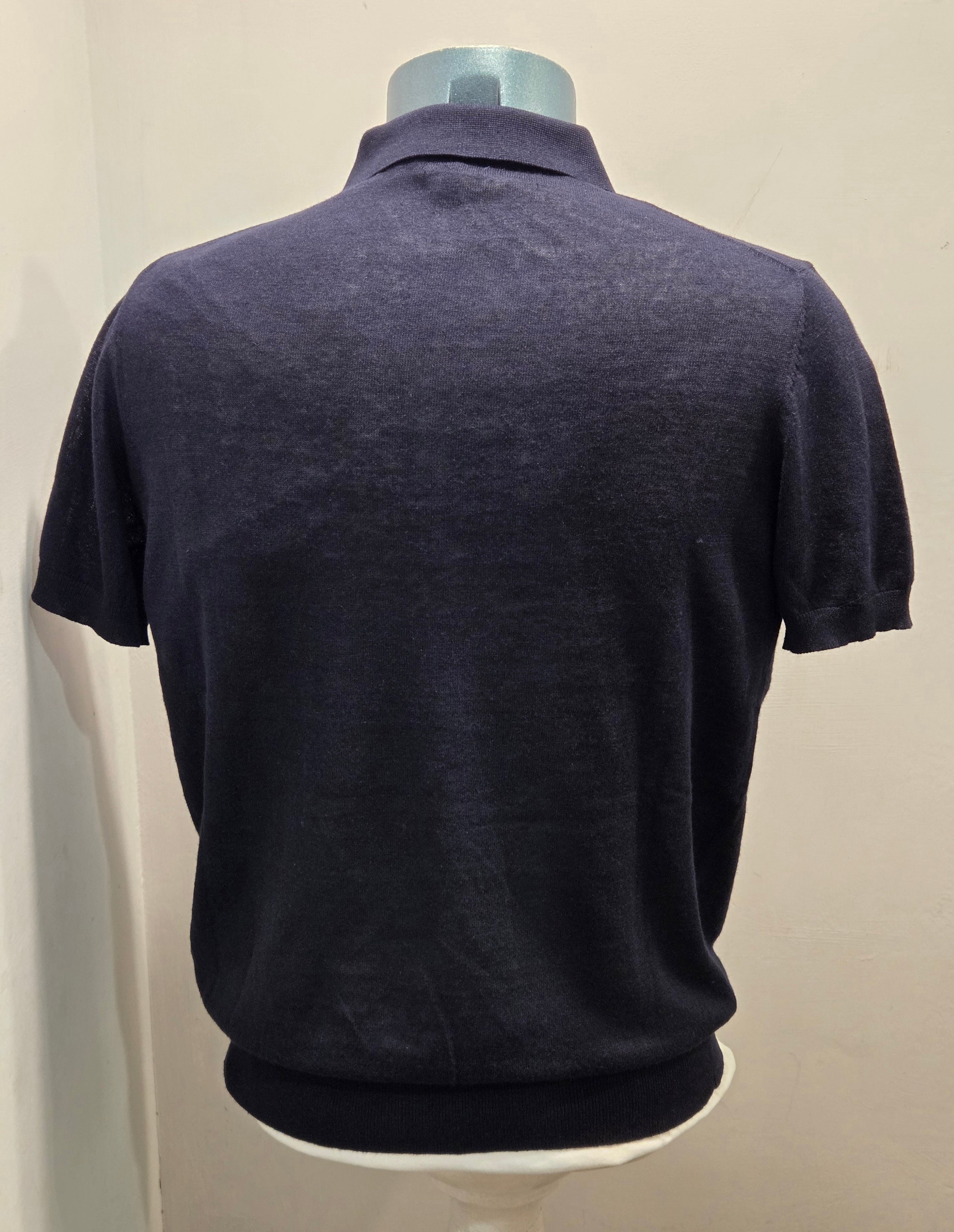 SEADOG POLO FILO COTONE LINO DUBAI COLOR BLU