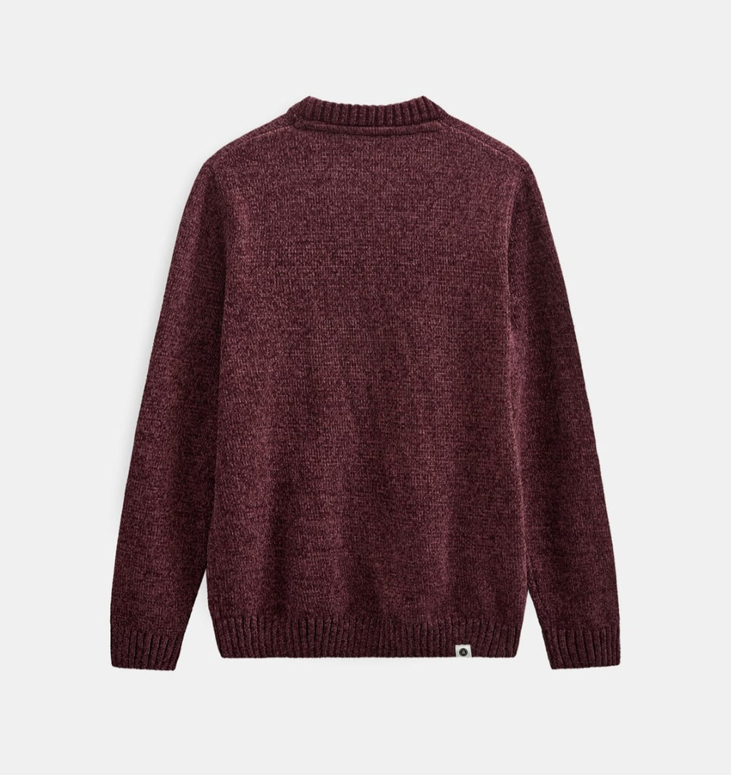 AKSUNE CHENILLE KNIT ANERKJENDT COLOR VINEYARD WINE