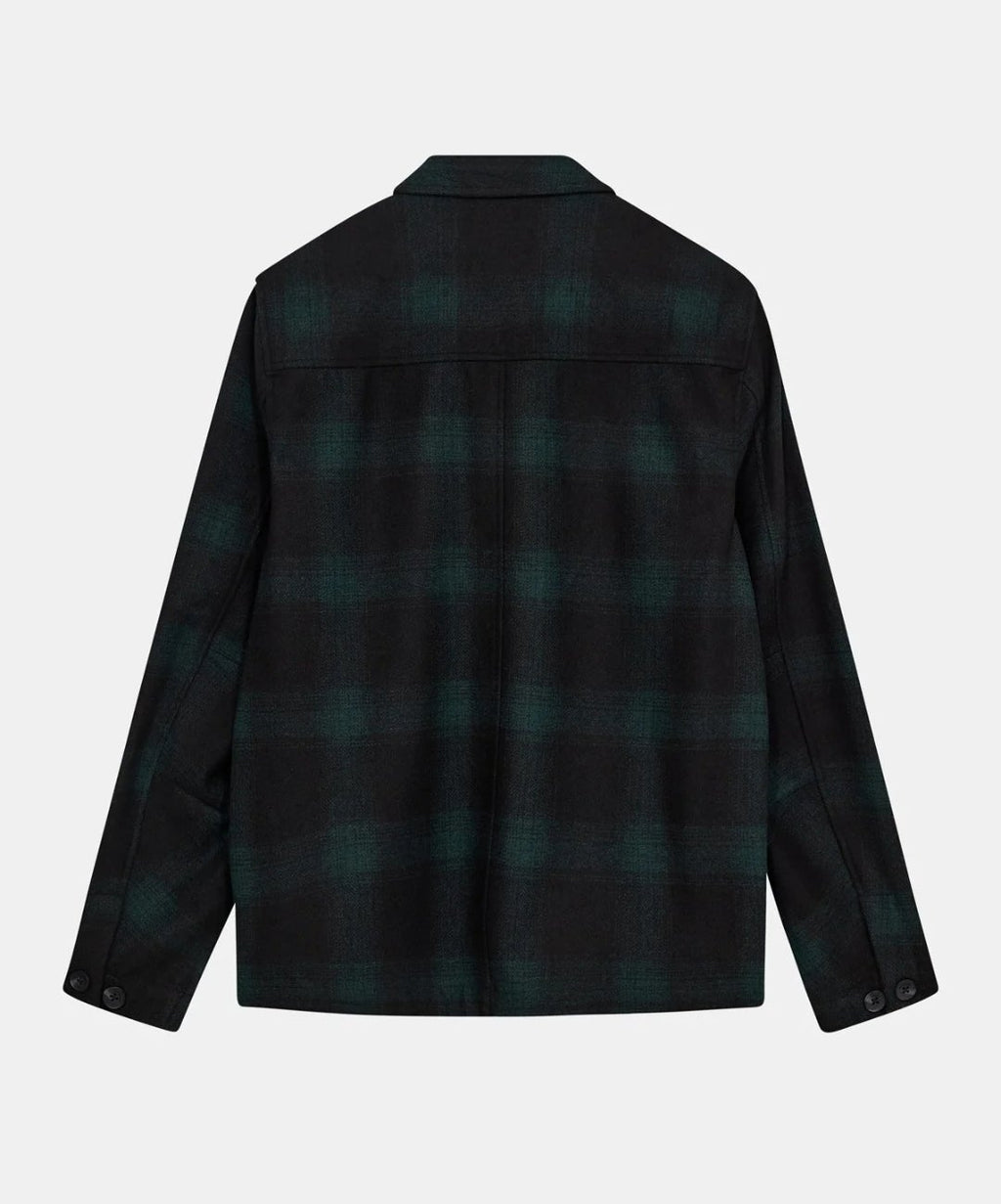 OVERSHIRT ANERKJENDT BLACK TARTAN