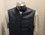 GILET SEADOG ROBERT REVERSE ZIP FELPA/CHAMBRAY COLOR BLU