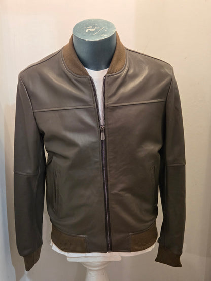 GIUBBINO IN PELLE BLUSOTTO HULK VERDE MILITARE