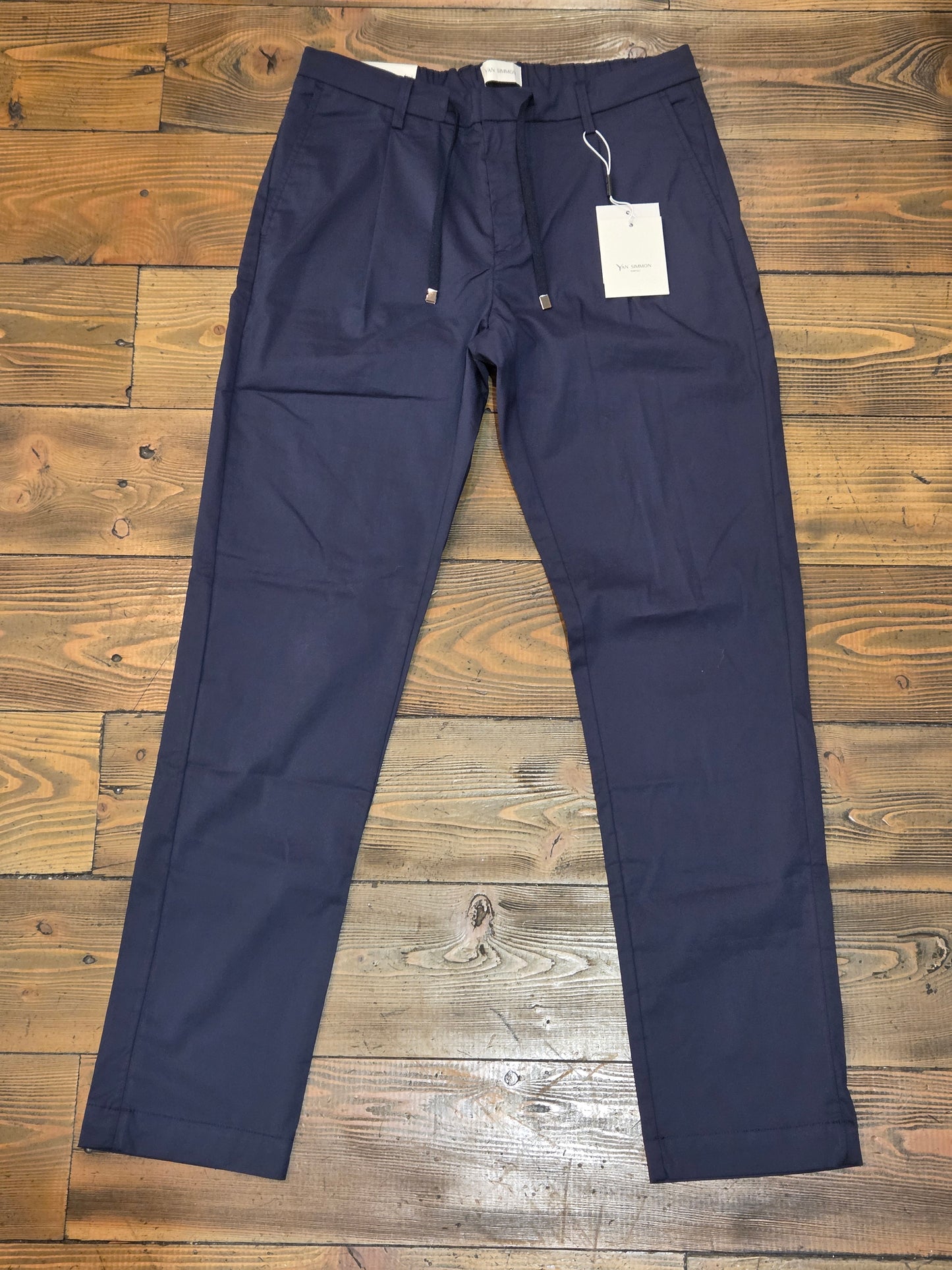 PANTALONI YAN SIMMON LIFE TELA PARACADUTE PE25 T543L BLU