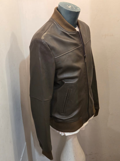 GIUBBINO IN PELLE BLUSOTTO HULK VERDE MILITARE